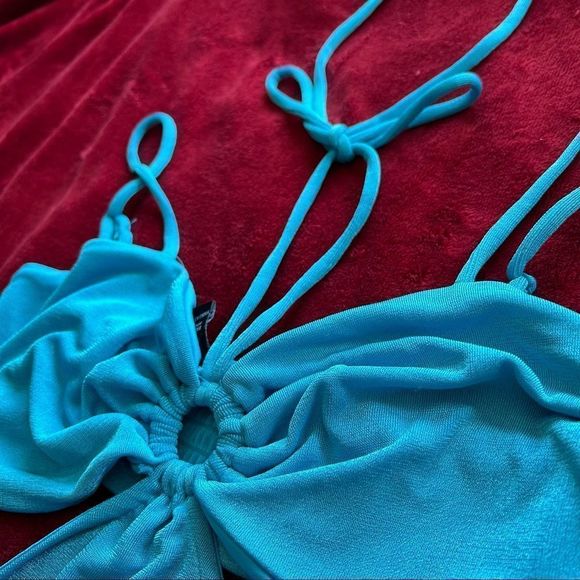 Halter mini dress blue - Picture 5 of 6